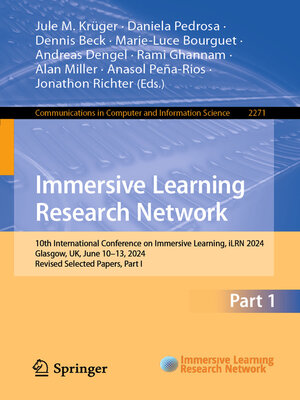 cover image of Immersive Learning Research Network
